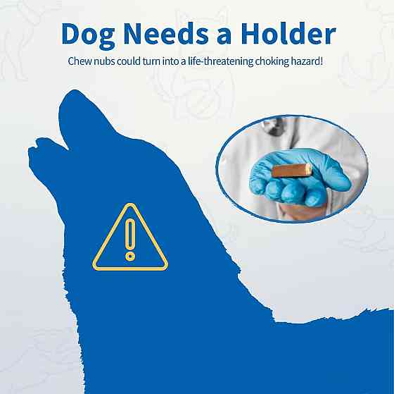 Держатель для bully sticks Chewise CHM201 Желтый Heavy Duty BPA-free Противозадыхающий для собак всех размеров Киев