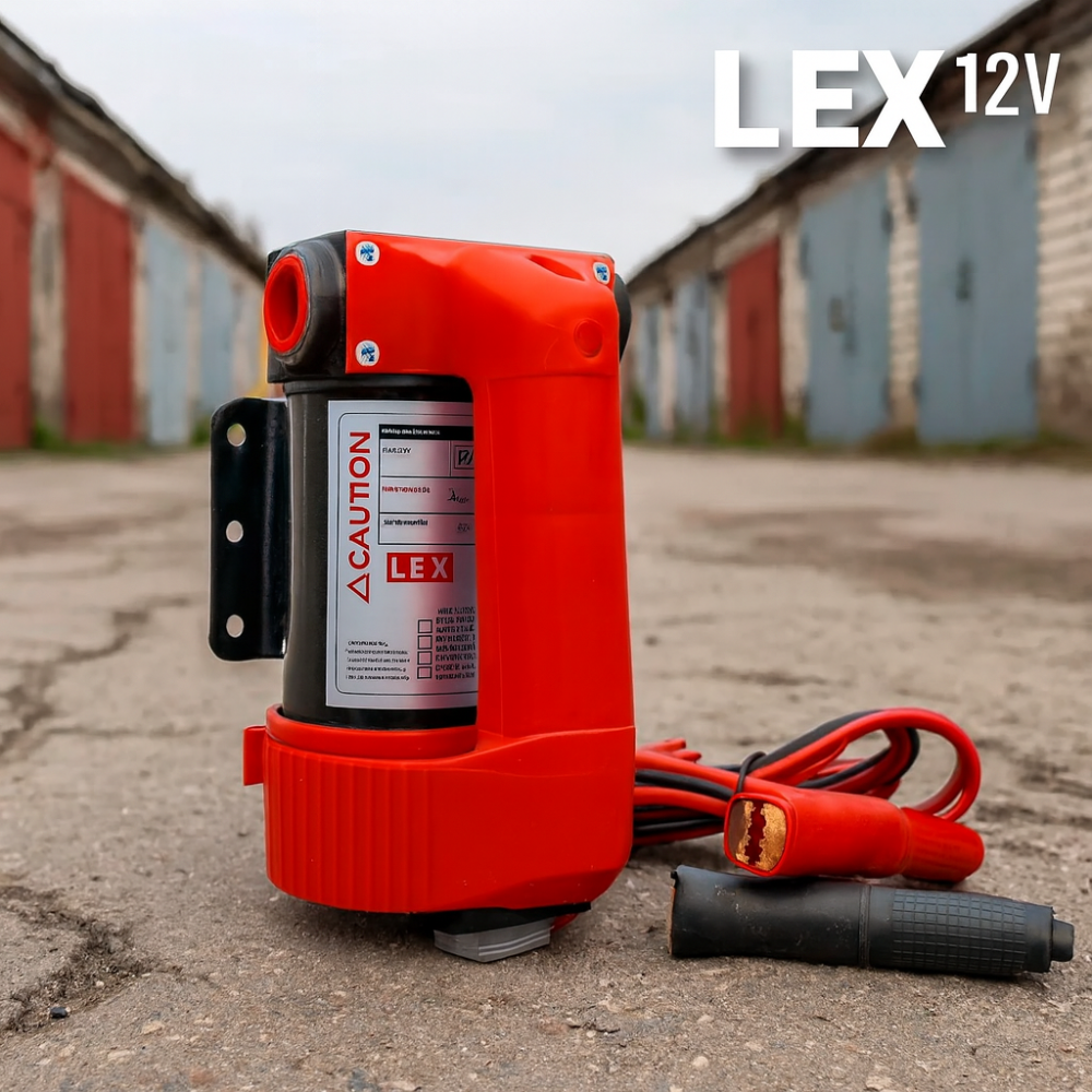 Насос топливный LEX 12V для авто с фильтром и быстрым подключением насос для дизельных двигателей помпа для авто Львов - изображение 1