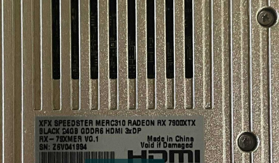 Видеокарта XFX SPEEDSTER MERC 310 AMD Radeon™ RX 7900 XTX. Киев - изображение 3