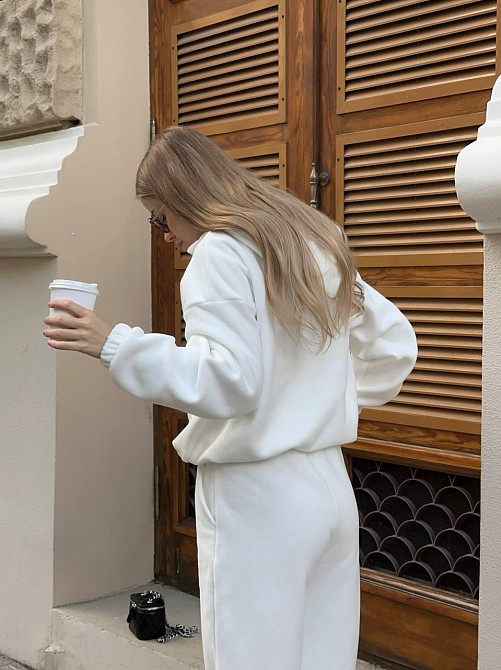 Женский теплый базовый костюм двойка из двухстороннего флиса Одесса - изображение 3