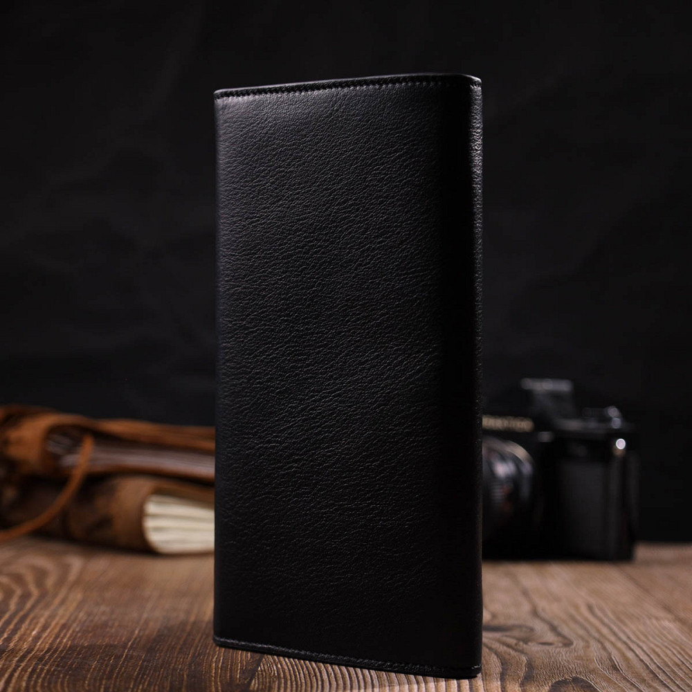 Женское вместительное портмоне из натуральной кожи Tony Bellucci 21976 Черный Киев - изображение 2