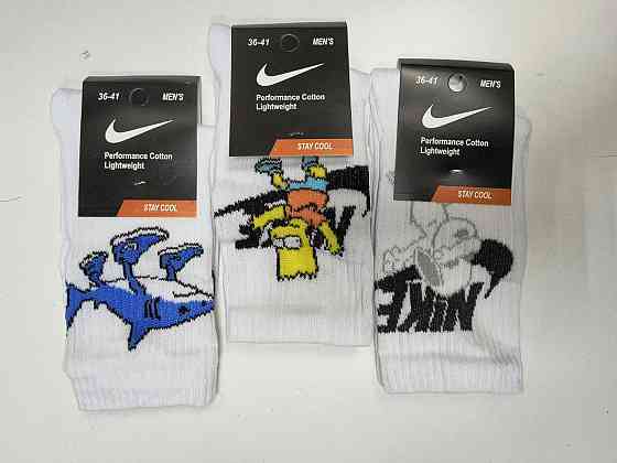 Носки женские высокие прикольные. Носки из хлопка 3 штуки. Цвет белый. Размер 36-41 Киев