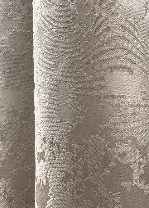 Комплект коротких штор VR-Textil Льон мармур Pavliani VO № 1717ш сіро-бежевий 130х170 см 2 шт (35-0343) Київ - фото 7