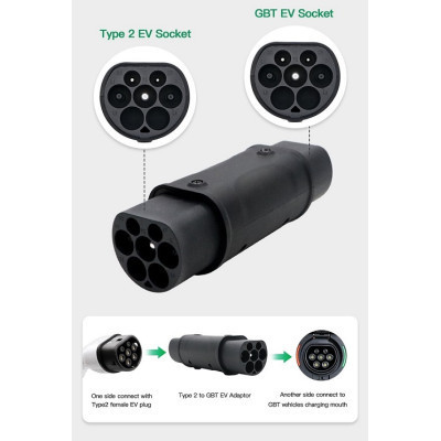 Конектор для заряджання електромобіля Duosida GB/T (Male) - Type 2 (Male) (EV200733) Вінниця - фото 2