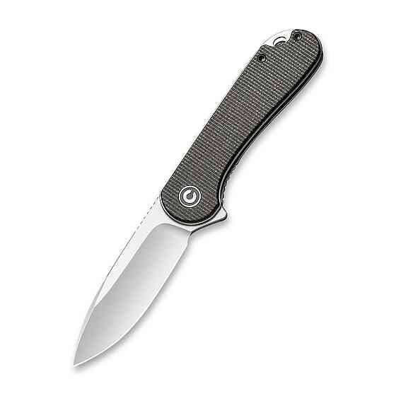 Ніж складаний кишеньковий Civivi Elementum, (7.5 см) D2 / Micarta коричневий Київ