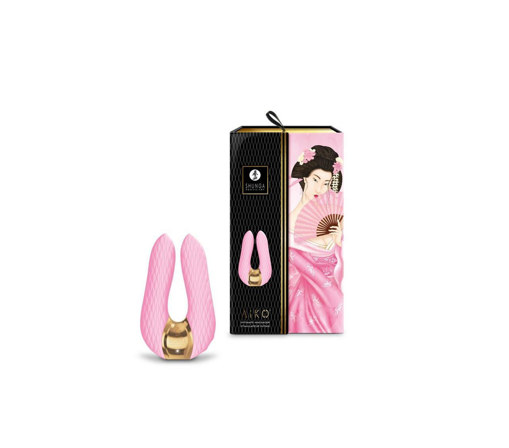 Вибратор для клитора Shunga Aiko Light Pink, гибкие кончики Sex Aura Киев - изображение 7