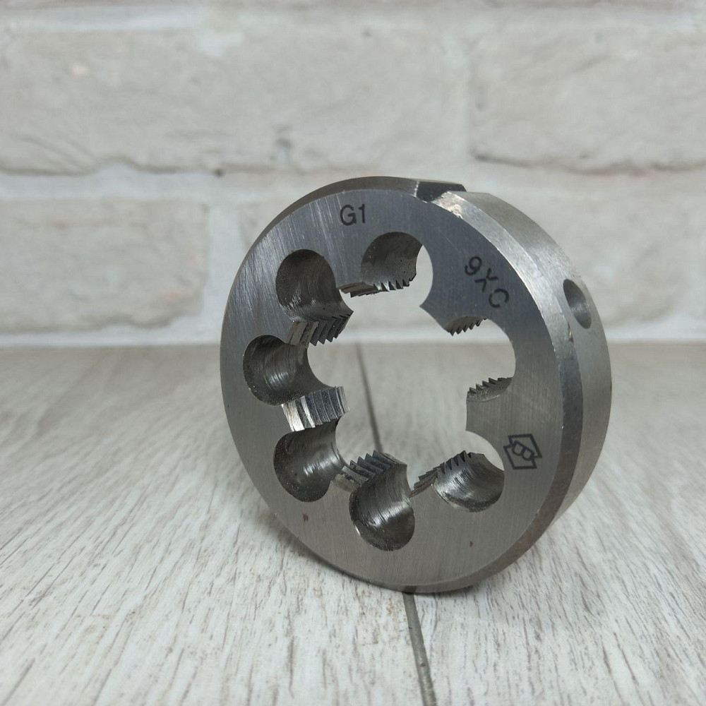 Плашка трубная цилиндрическая G 1 дюйм Стандарт для нарезки резьбы по металлу Харьков - изображение 2