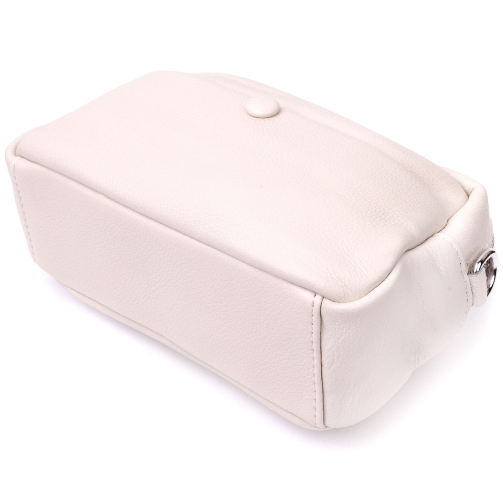 Качественная сумка для женщин из натуральной мягкой кожи Vintage 22438 Белая Киев - изображение 3