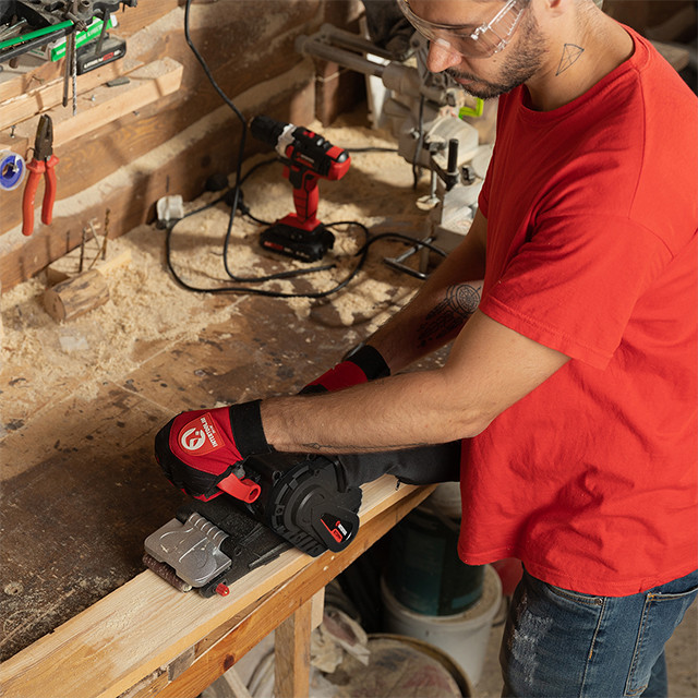 Шліфмашина стрічкова 1,01 кВт, 120-380 м/хв, 76×533 мм INTERTOOL WT-0530 Київ - фото 9