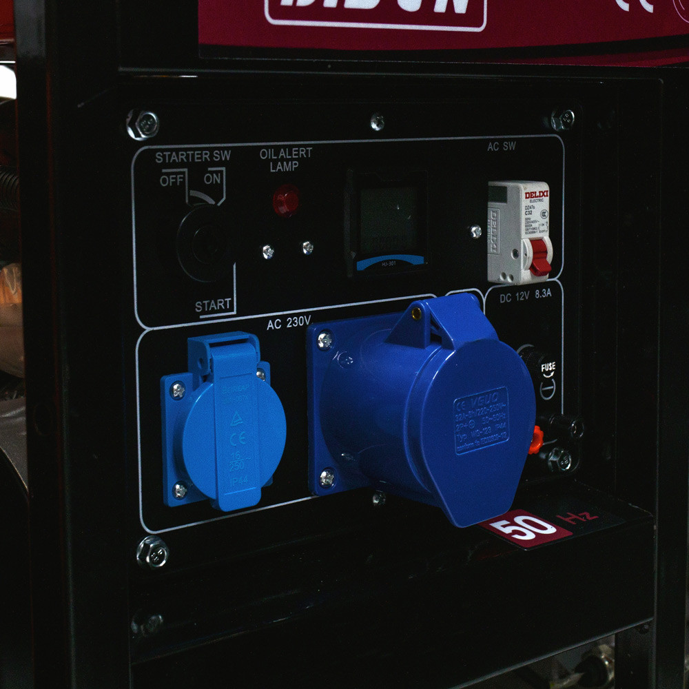 Дизельний генератор BISON BS8500DCE максимальна потужність 6.5 кВт Київ - фото 6