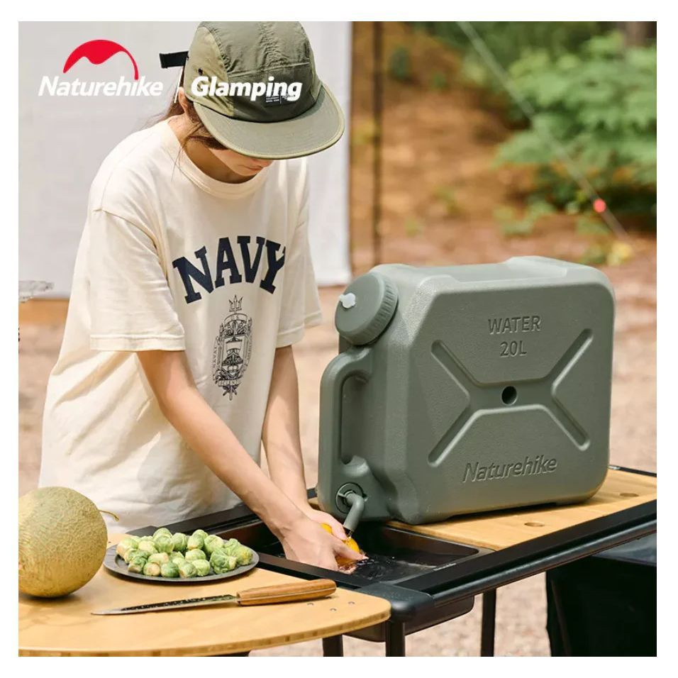 Канистра для воды Naturehike CNH22CJ018, 20 литров, темно-зеленая Киев - изображение 10