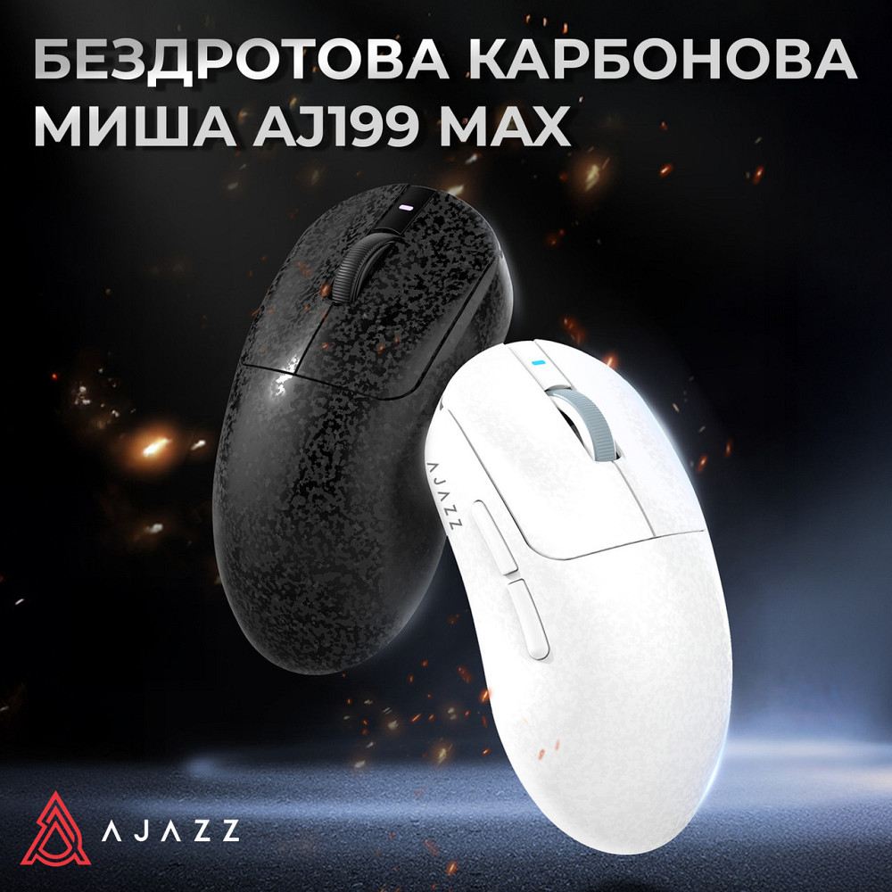 Миша бездротова Ajazz AJ199 Max White (AJ199-MAX-W) ( 29201 ) Харків - фото 13