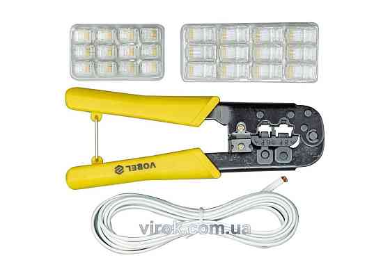 Кліщі для обтискання і зачистки проводів VOREL [10/40] Одеса