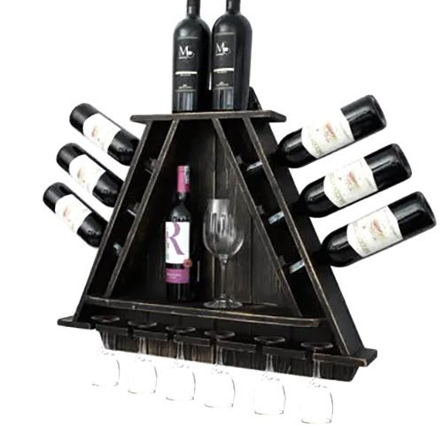 Настенная винная полка 