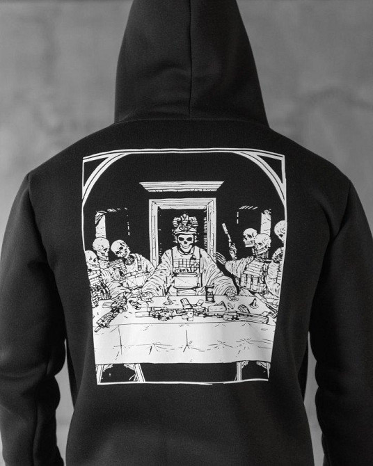 Худи CELEO на флисе diner  black  ВТ7913 Одесса - изображение 4