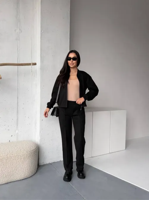 Жіночий костюм із замшу на дайвінгу Одеса - фото 12