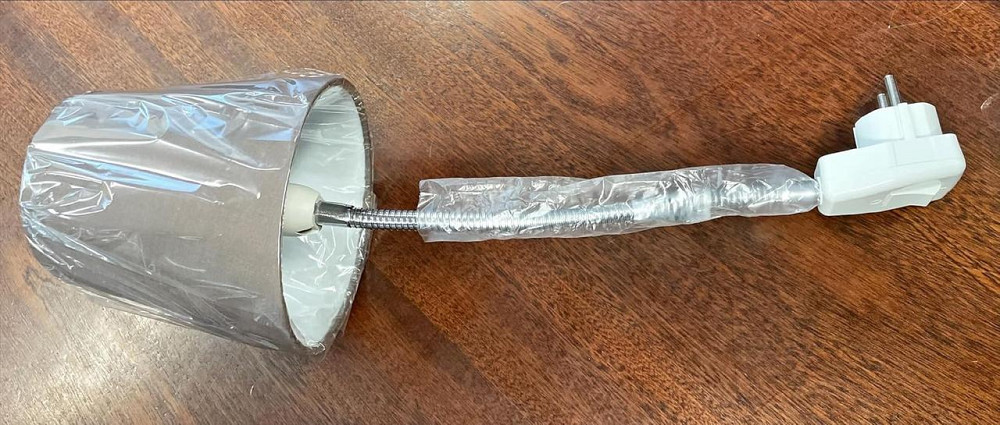 Ночник в розетку Soketsan, светильник настенный абажур, коричневый, гибкий, бра энергоэффективный класс A Киев - изображение 4