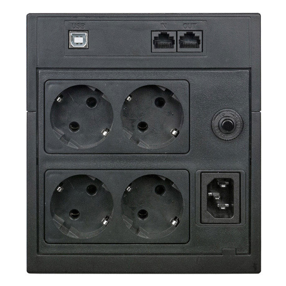 Джерело безперебійного живлення Powercom RPT-2000AP Schuko 2000ВА / 1200Вт лінійно-інтерактивне Киев - изображение 3