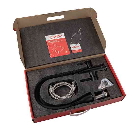 Кухонний змішувач Koer KI-72024-05 з виходом для питної води з нержавіючої сталі (KR5012) Харків