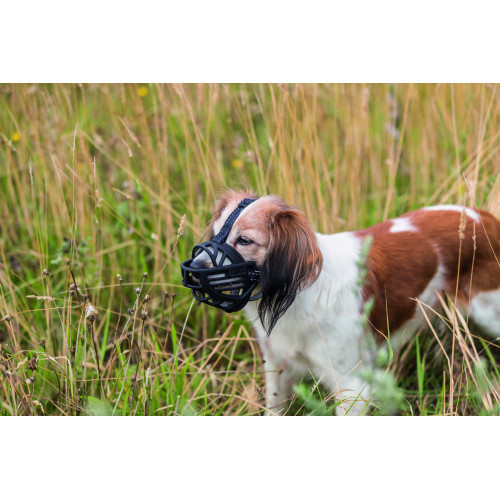 Намордник Trixie для собак гумовий XL–XXL чорний Киев - изображение 3