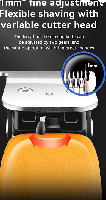 Машинка тример  для стрижки Kemei Waterproof Professional. Киев - изображение 5