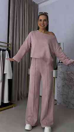 Женский прогулочный костюм двойка: кофта и штаны двунить Мокко, 42/46 Одесса