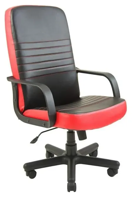 Офісне Крісло Керівника Richman Prius Fly 2230/2210 Пластік М2 AnyFix Чорно-червоний Київ - фото 1