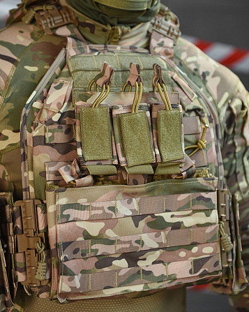 Плитоноска ZVER Мультиком зі швидким скиданням. MOLLE 11 підсумків ВТ4749 Київ - фото 8