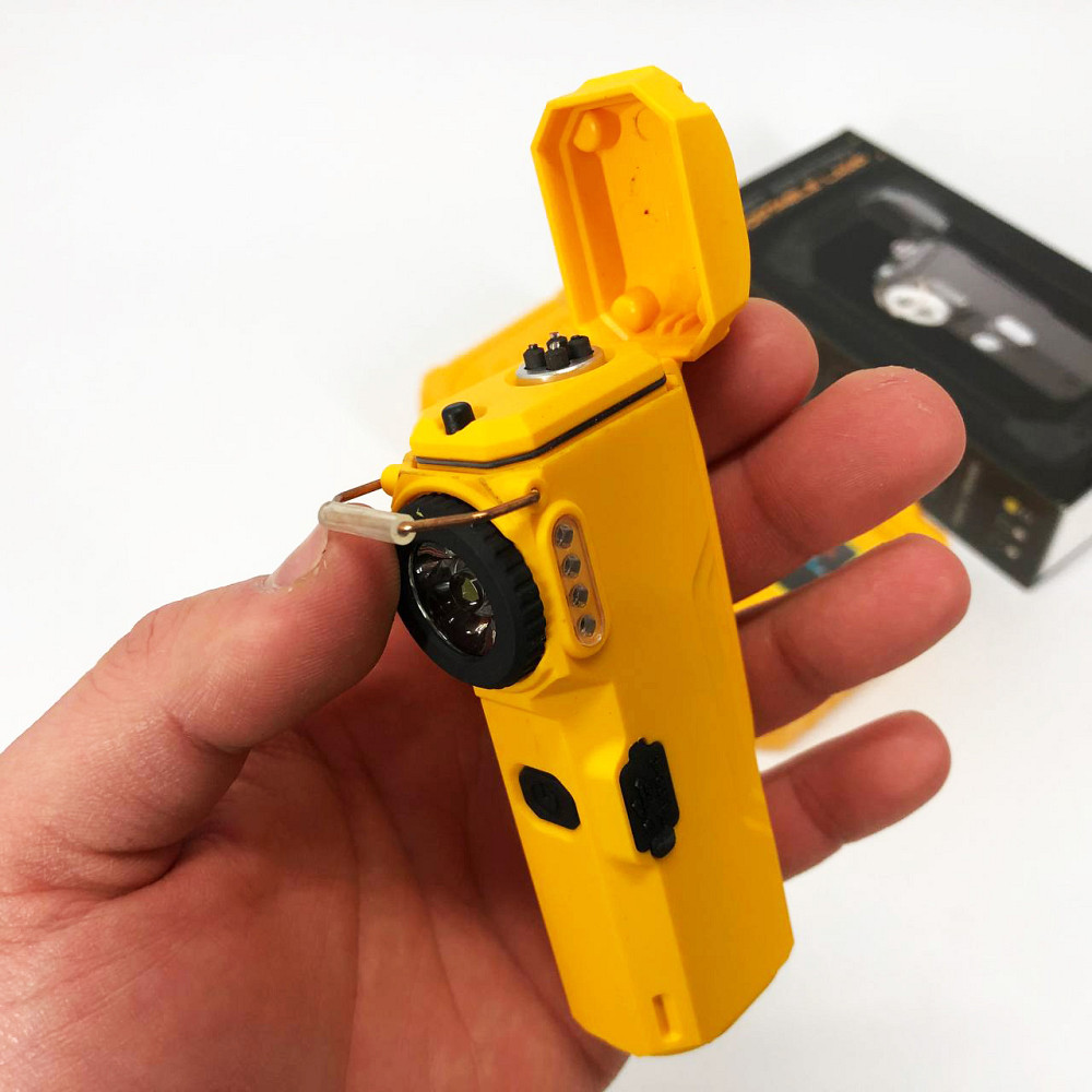 Електроімпульсна запальничка D51-COB, Електрична запальничка для сигарет usb сенсорна FC-16 Львів - фото 6