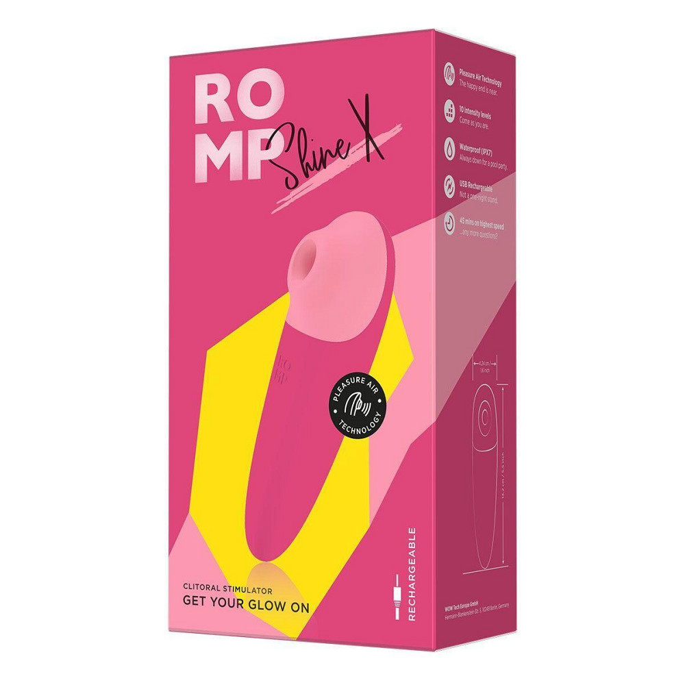 Вакуумный клиторальный стимулятор Romp Shine X Sex Aura Киев - изображение 9