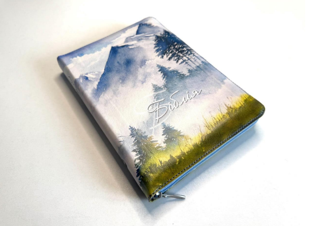 Біблія з замком, замінник шкіри, індекси, переклад Івана Огієнка 14/20 Київ - фото 1