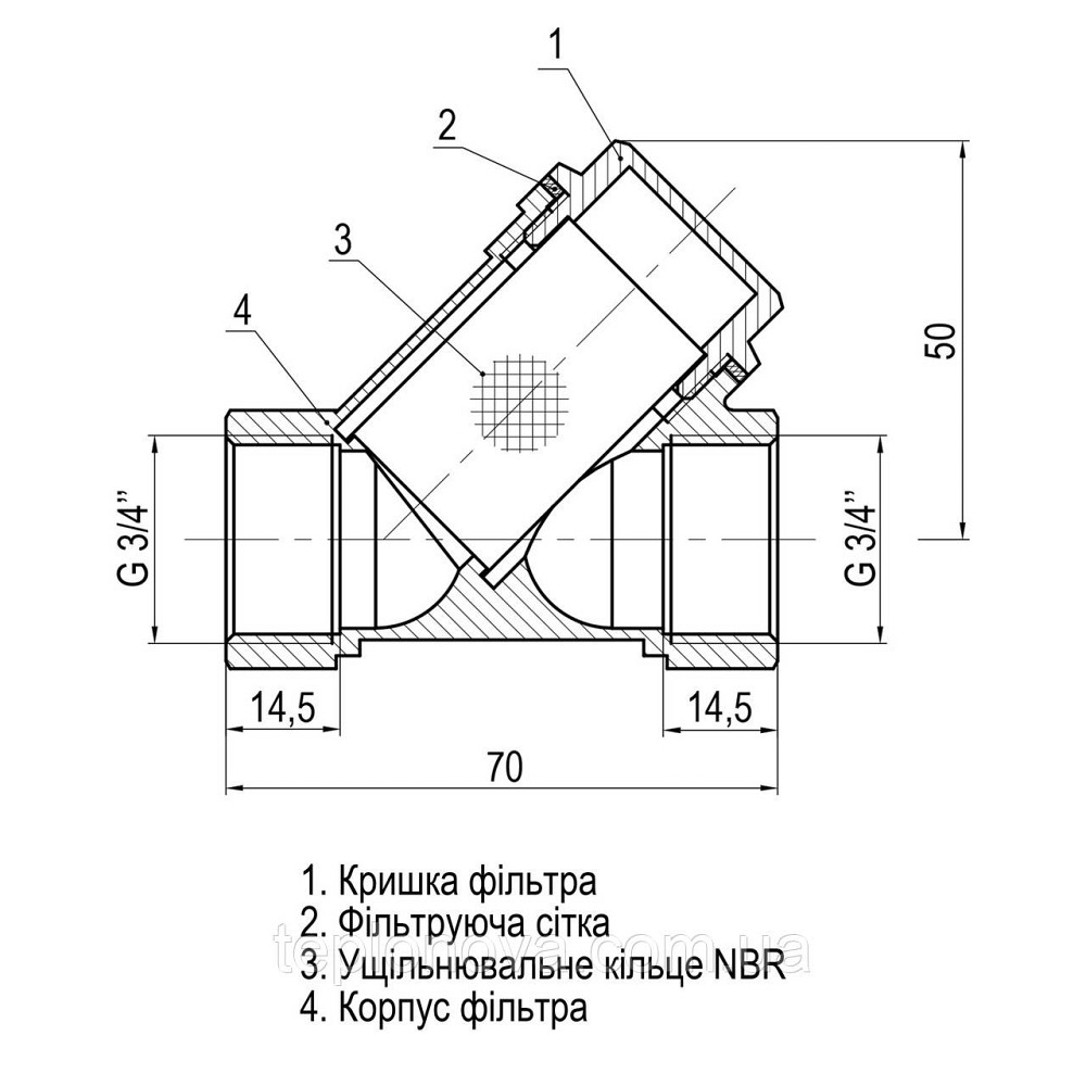Фільтр грубого очищення SOLOMON 3/4| 8011 Чернівці - фото 3