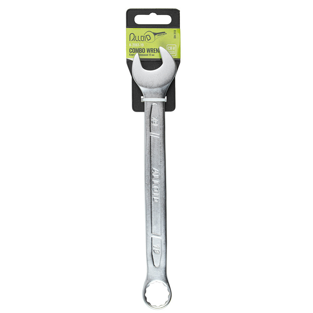 Ключ ріжково-накидний 19мм Alloid К-2061-19 Вінниця - фото 1