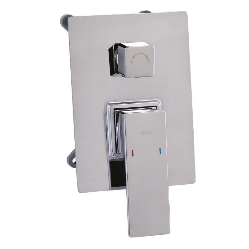 Душевая система для душа из латуни Qtap Gemini скрытого монтажа на два потребителя QTGEM113CRM45696 CRM Chrome Харьков - изображение 3