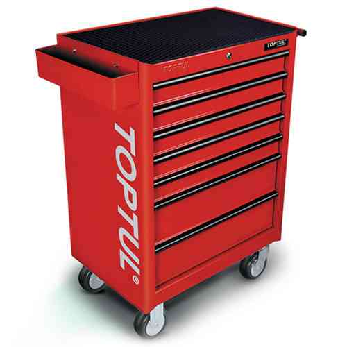 Візок для інструментів на колесах TOPTUL 7 секцій (червона) TCAA0702 Одеса