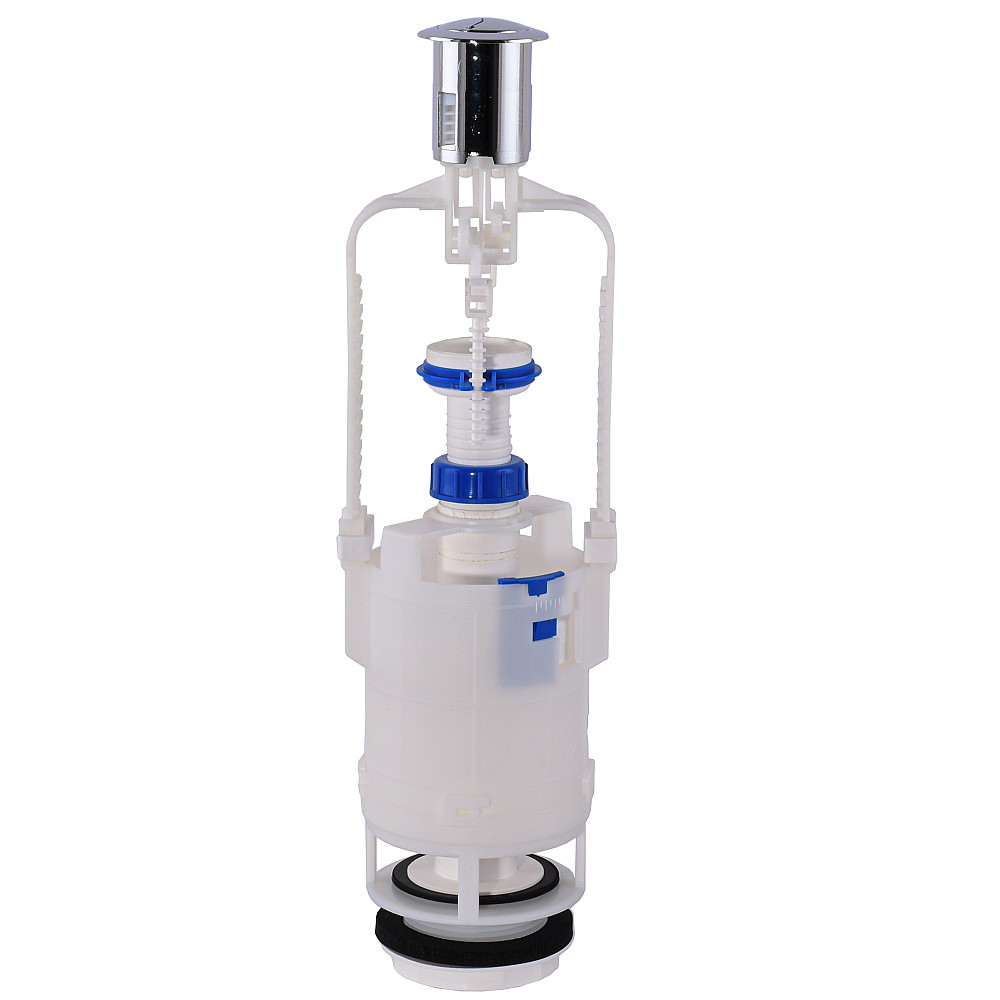 Двухфункціональний зливний клапан K.K.POL, низький, 3/6л (350/ZSD/206-00-T0) Тернополь - изображение 1