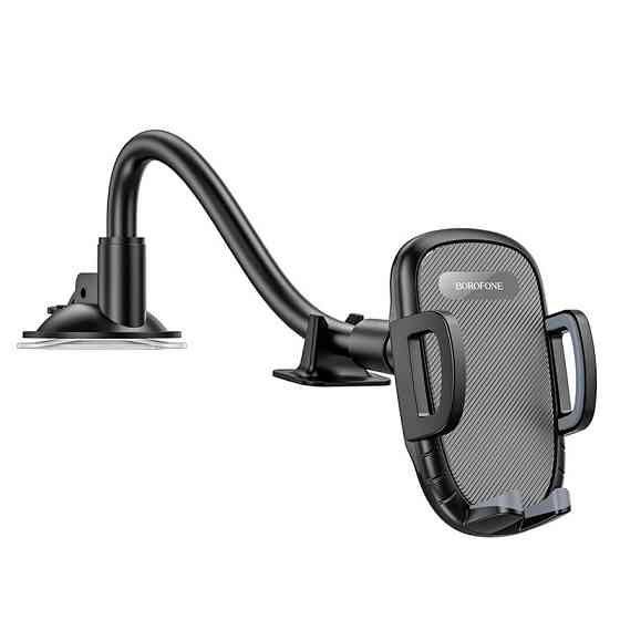 Автотримач для телефона BOROFONE BH54 Racer windshield car holder Black Київ