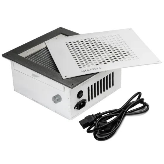 Вытяжка врезная для маникюра SV 700 с Нера фильтром профессиональная (решетка пластик белый) Киев