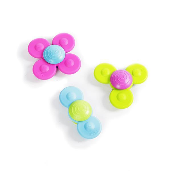 Набор прорезывателей-спиннеров с присосками Fat Brain Toys Whirly Squigz 3 шт (F210ML) Харьков - изображение 10