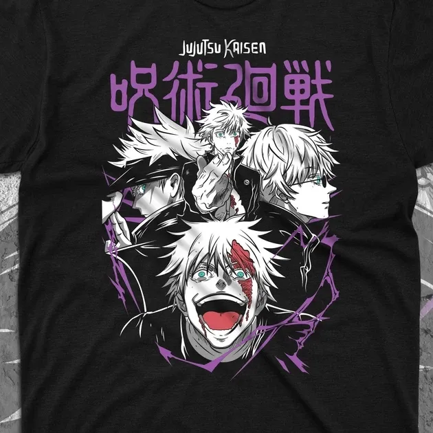 Футболка для подростка мальчика с принтом Магическая Битва Сатору Годжо 6 Размер 160 Anime10616 Днепр - изображение 5