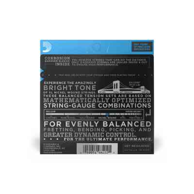 Струны для гитары D'Addario XL Nickel Wound Balanced Tension Super Light (09-40) (EXL120BT) Винница