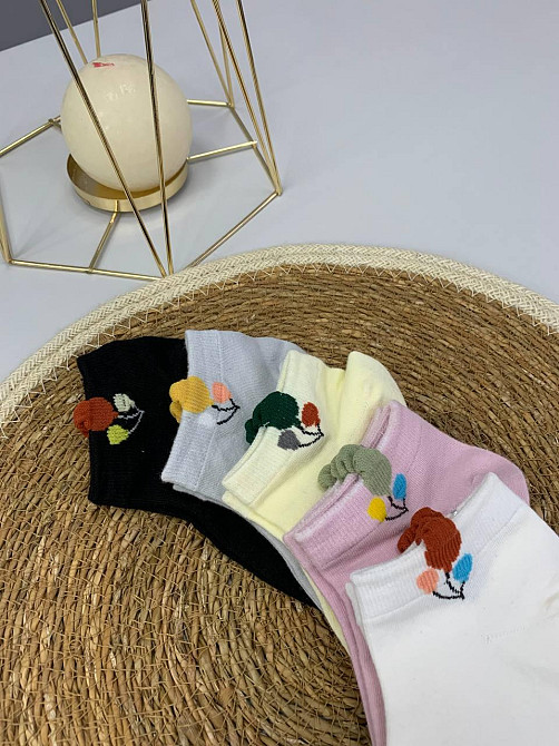 Короткие носки для детей-подростков с интересным дизайном р.36-40 Черновцы - изображение 3