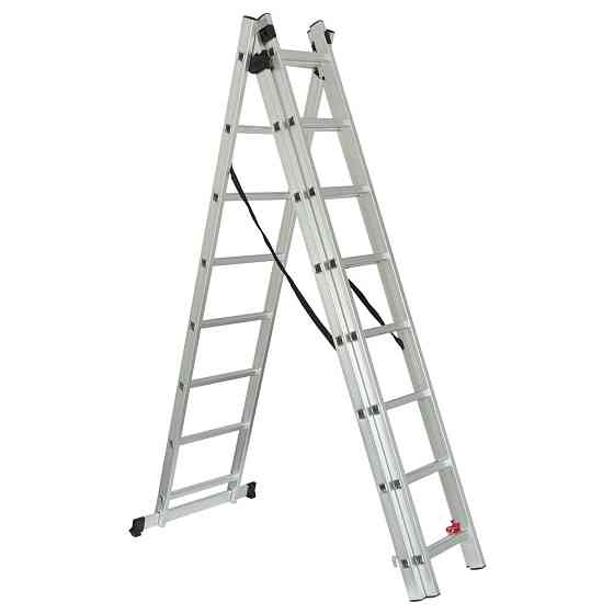 Драбина розкладна універсальна 3×8 щаблів 5.09м SIGMA (5032324) Київ