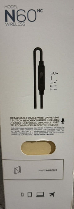 Навушники AKG N60NC Black Киев - изображение 2