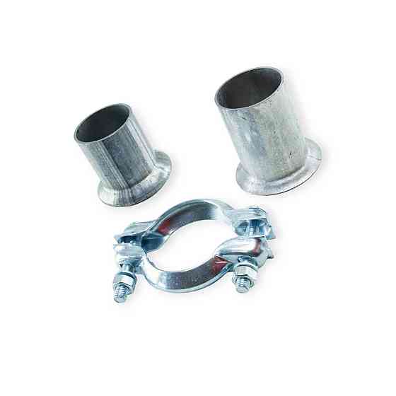 Хомут (d-41 мм) с патрубком (2 болта) FA1 глушителя Мукачево