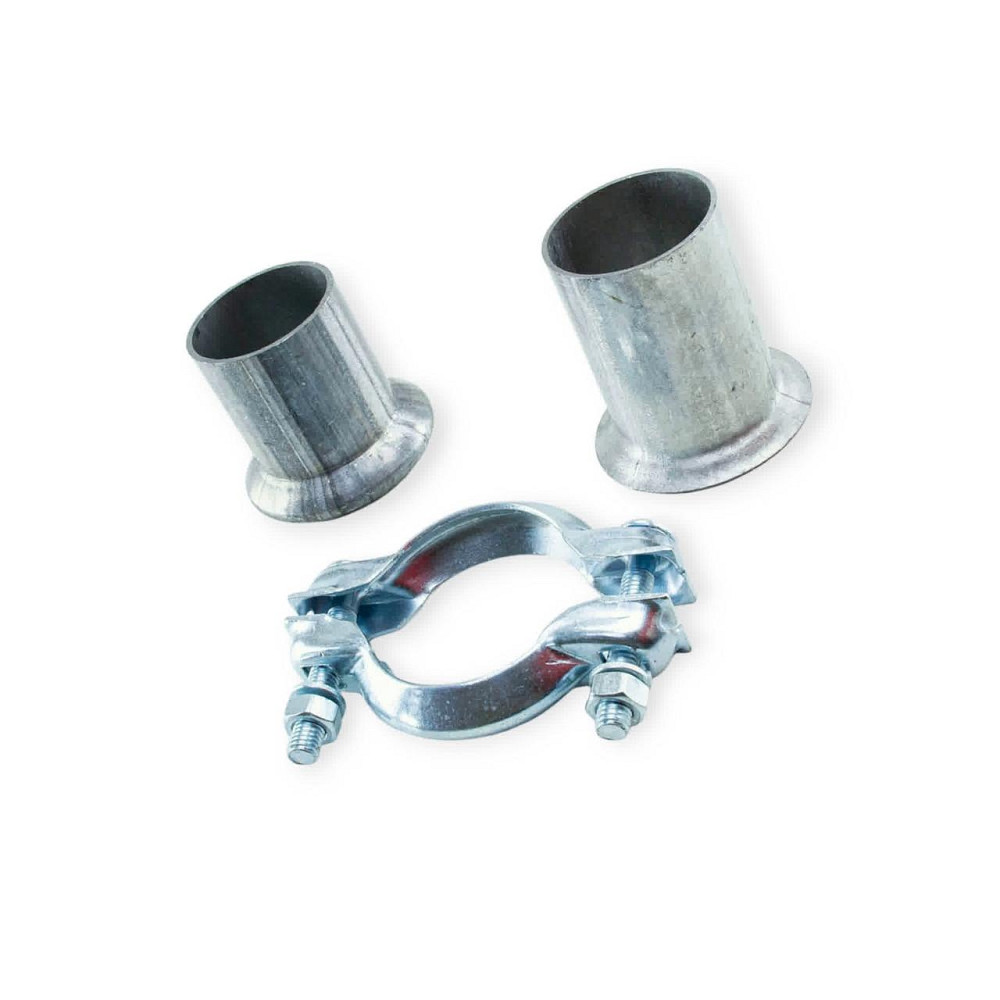 Хомут (d-41 мм) с патрубком (2 болта) FA1 глушителя Мукачево - изображение 1