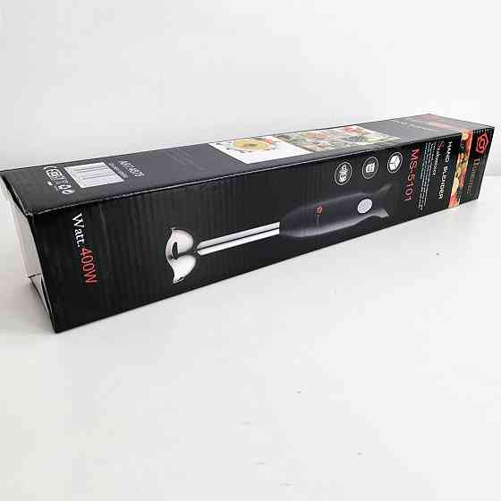 Блендер электрический для смузи DOMOTEC MS-5101 350 Вт, Кухонный погружной блендер KV-267 с насадками Киев
