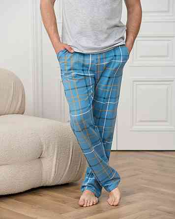 Чоловіча піжама зі штанами в карту — Energy Tom John 93463 XXL Київ