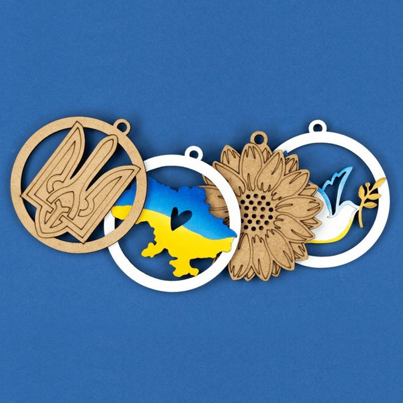 Дитячий набір заготовок "З Україною в серці" UKR-LOVE 7,5х8 см Вінниця - фото 6