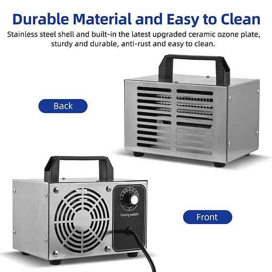 Іонізатор повітря з озонатором та таймером, нержавійка Київ